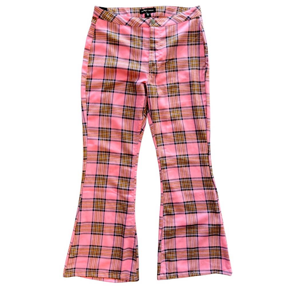 VTG Y2K Punk Rock Plaid Trousers